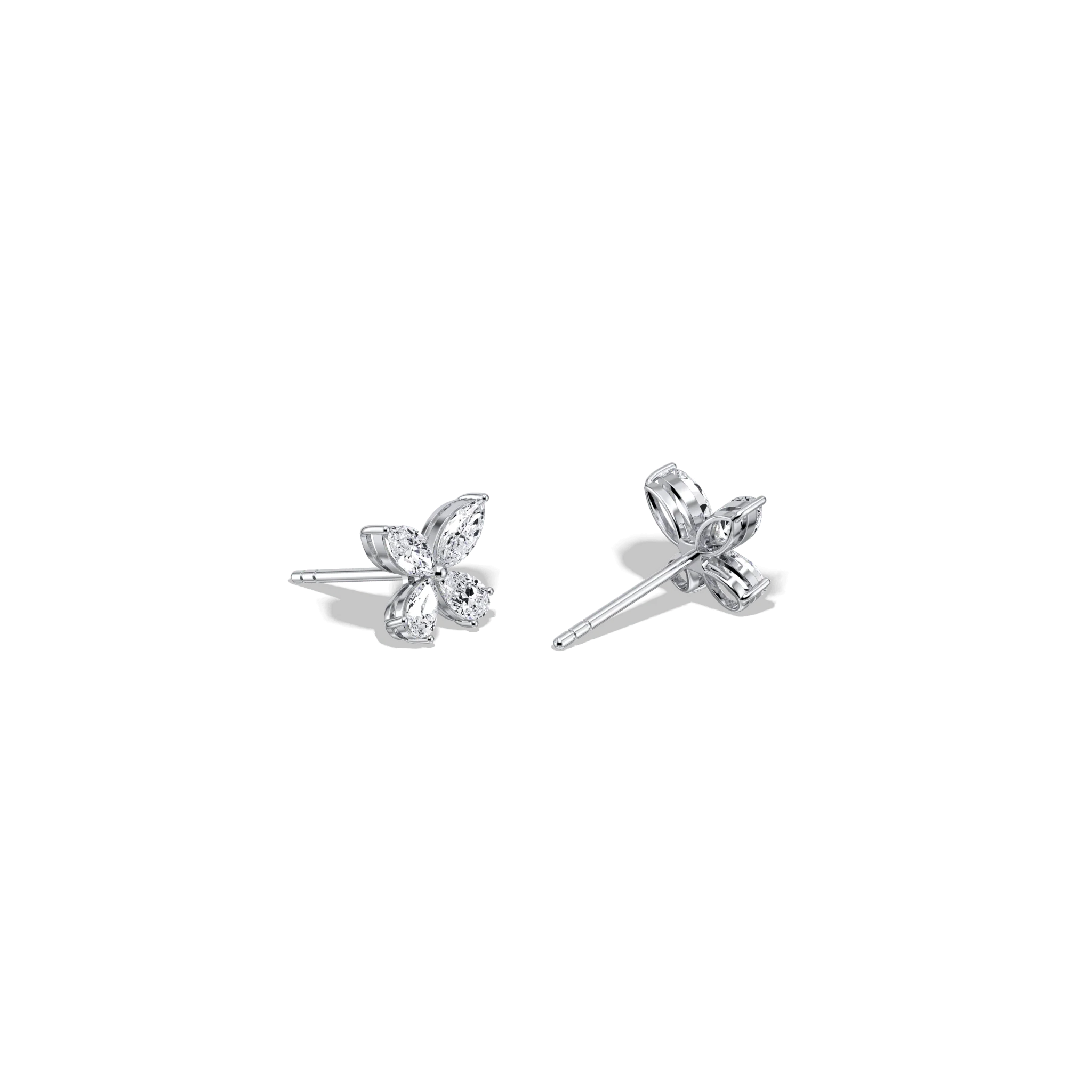 1CTW Lab Grown Diamond Butterfly Stud Earring