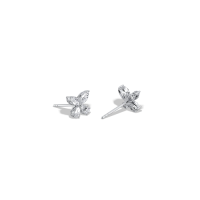 1CTW Lab Grown Diamond Butterfly Stud Earring