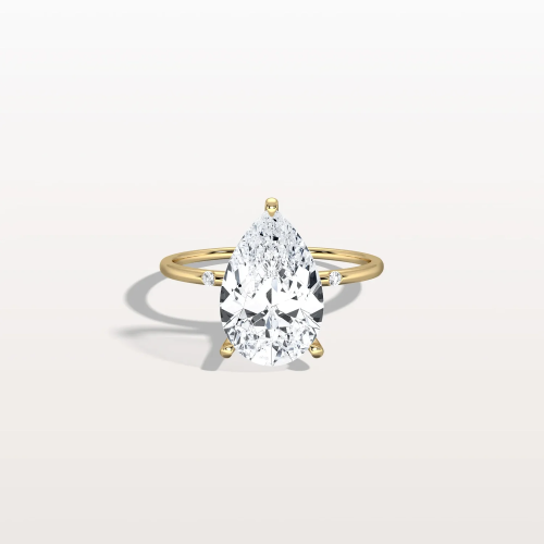 Clara丨3CT Lab-Grown Diamond Pear Engagement Ring