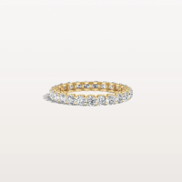 1.9CTW Lab Diamond U Prong Eternity Ring in 14K Solid Gold/Platinum