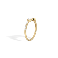 0.29CTW Lab Diamond Open Wedding Ring